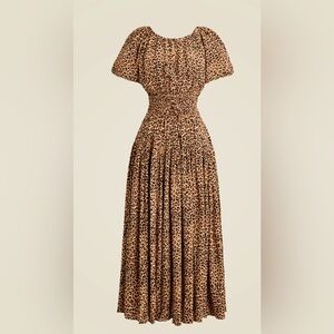 J. Crew Elena Pleated Maxi Dress